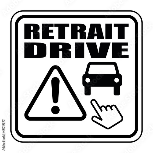 Logo retrait drive.