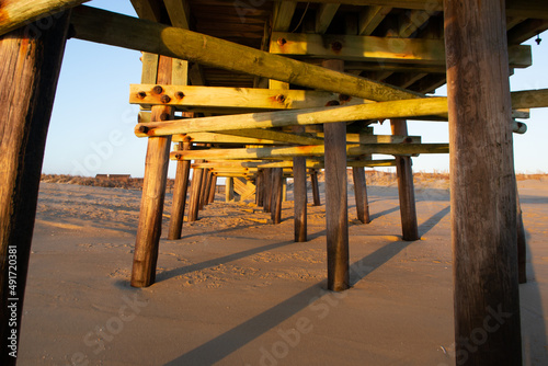 wooden pier in the sea
