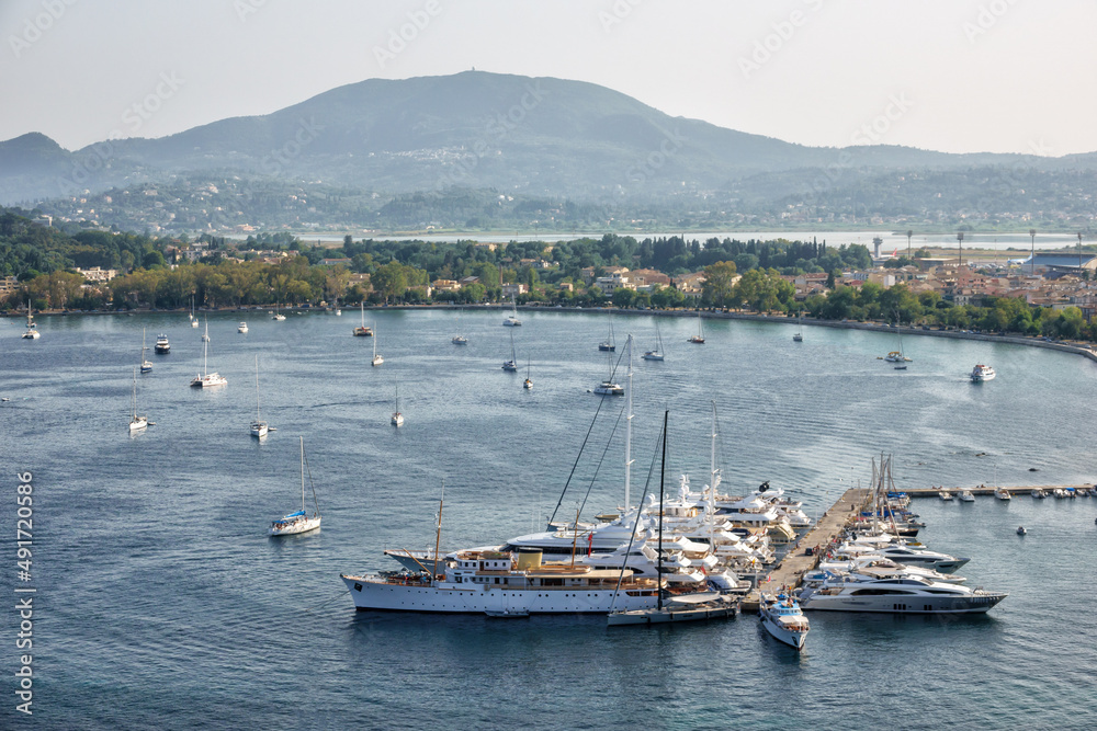 Fototapeta premium Hafen von Korfu