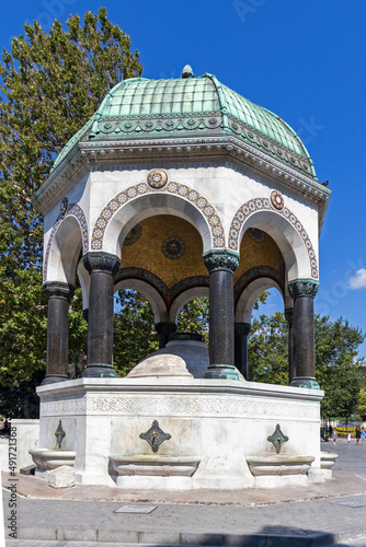 German Fountain at Sultanahmet Square in Istanbul, Turkey