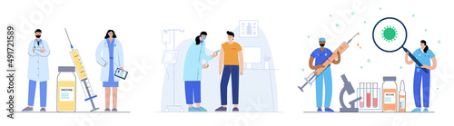 Global vaccination concept