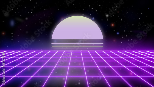 RETRO NEONS FONDO VINTAGE 80 VIDEO JUEGOS