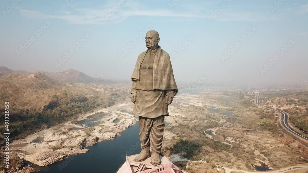 Statue of Unity | Drone Shot of World's tallest Statue situated In Gujarat, India.