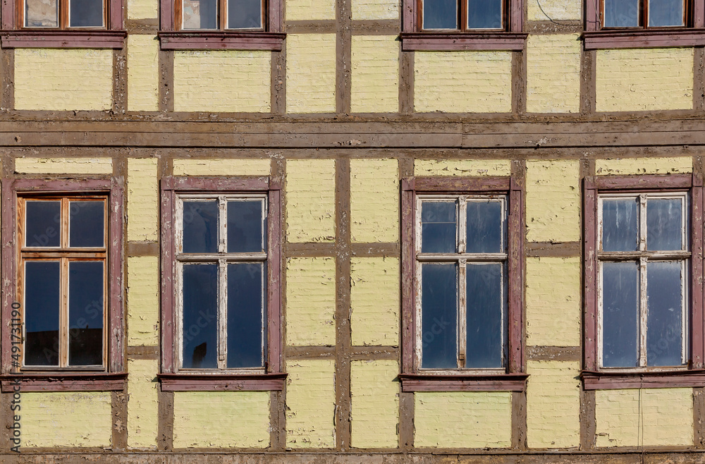 Fachwerkhausfassade, Quedlinburg