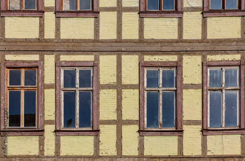 Fachwerkhausfassade, Quedlinburg