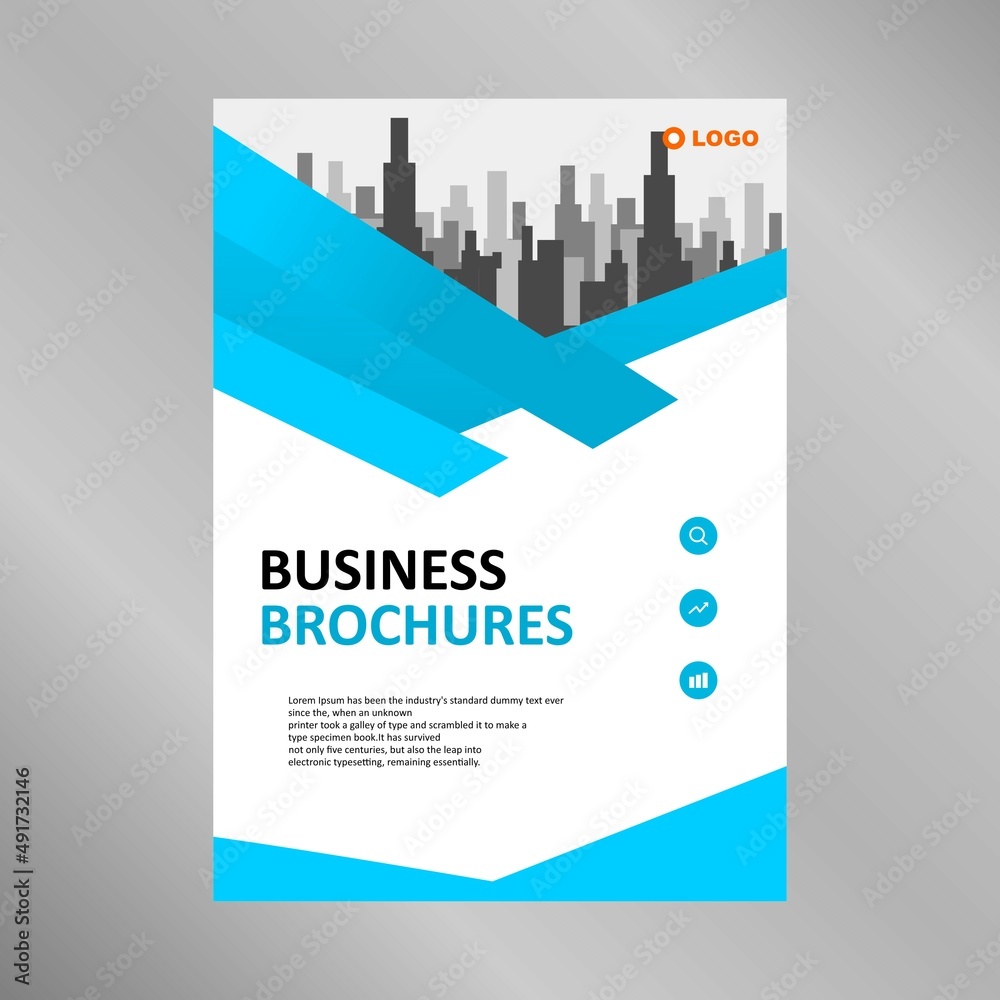 Business Brochure. Flyer Design. Leaflet Template a4. Book and Magazine Covers. Minimalist Design.