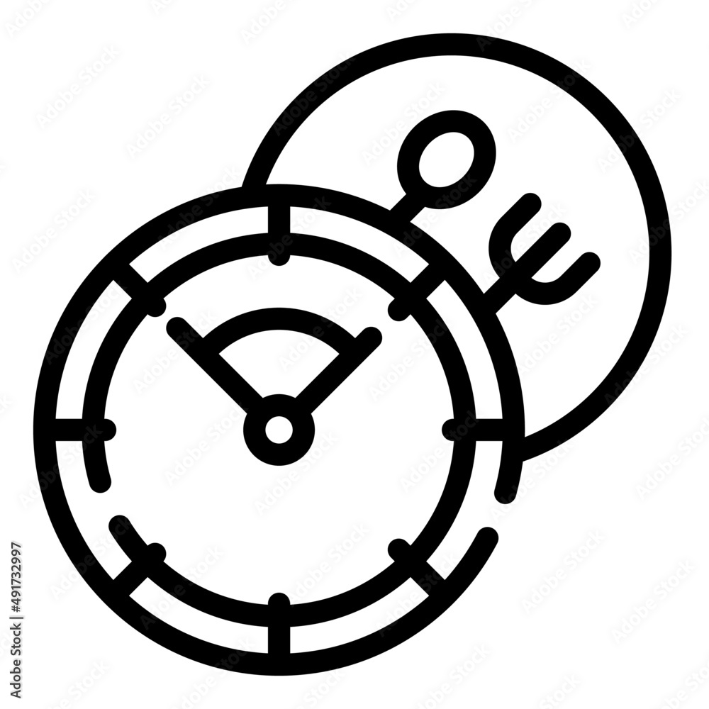 lunch time break time worker to eating and relax with clock and fork spoon lunch time break time worker to eating and relax with clock and fork spoon