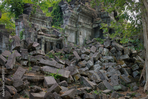 Obraz na płótnie Cambodia Temple Ruins w salonie