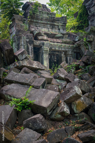 Obraz na płótnie Cambodia Temple Ruins w salonie
