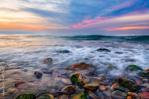 Ocean Sunset Earth Sea Sky Landscape High Resolution Image Format