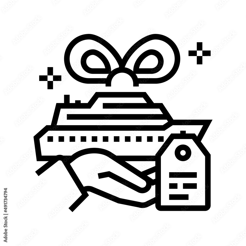 all-inclusive cruise line icon vector. all-inclusive cruise sign. isolated contour symbol black illustration all-inclusive cruise line icon vector. all-inclusive cruise sign. isolated contour symbol black illustration