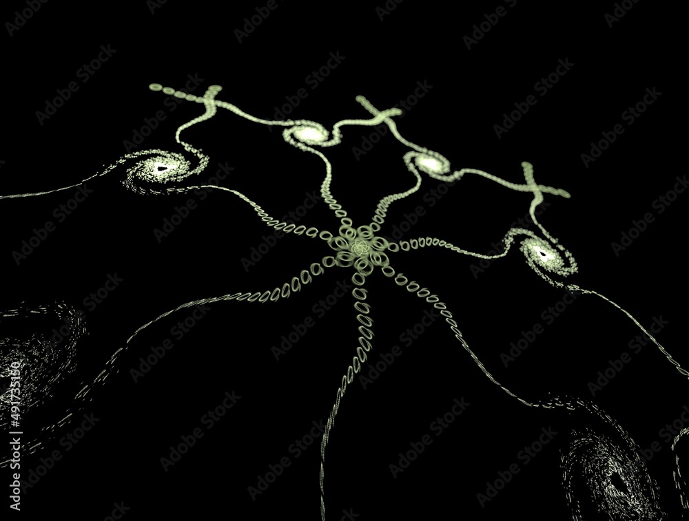Fototapeta premium Imaginatory fractal abstract background Image
