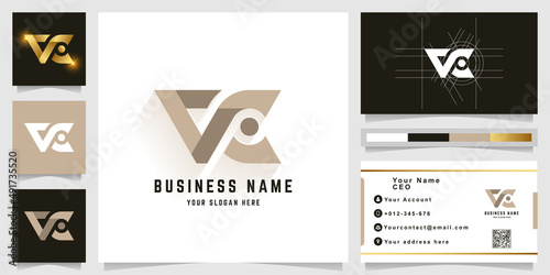 Letter VC or VCO monogram logo