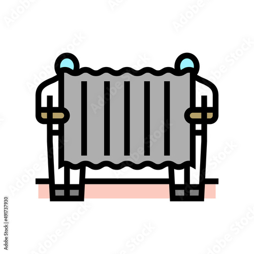removal asbestos service color icon vector. removal asbestos service sign. isolated symbol illustration