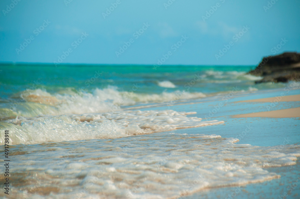 Fototapeta premium Waves on the beach