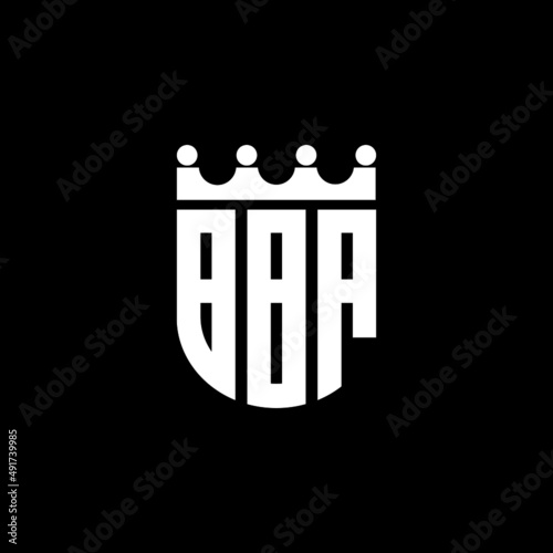BBA letter logo design with black background in illustrator, vector logo modern alphabet font overlap style. calligraphy designs for logo, Poster, Invitation, etc.