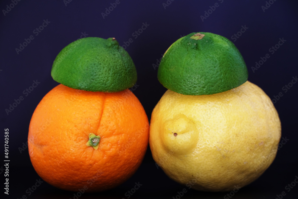 Lemon Lime and Orange
