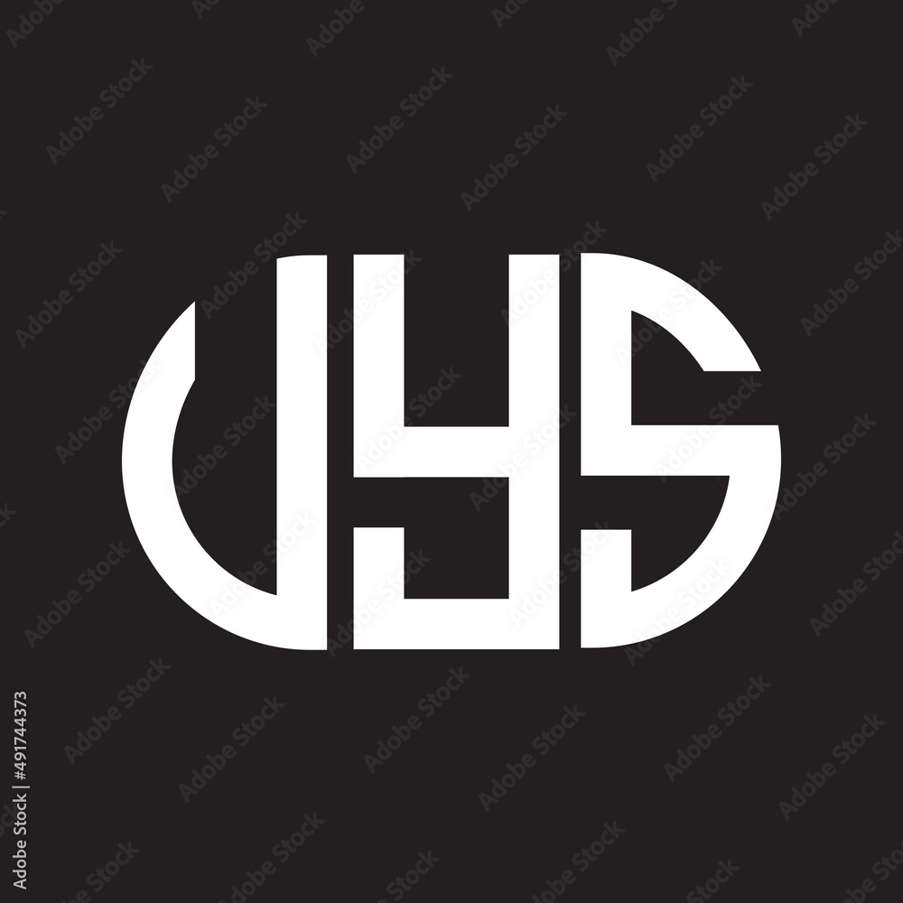 UYS letter logo design on black background. UYS creative initials letter logo concept. UYS letter design. UYS letter logo design on black background. UYS creative initials letter logo concept. UYS letter design.