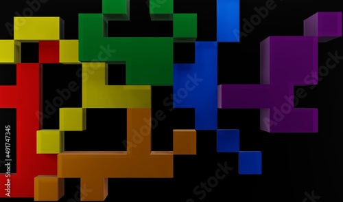 abstract colorful background, lgbt