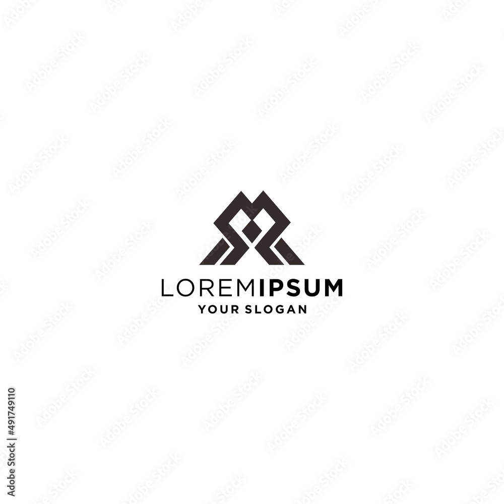 Fototapeta premium letter m logo template