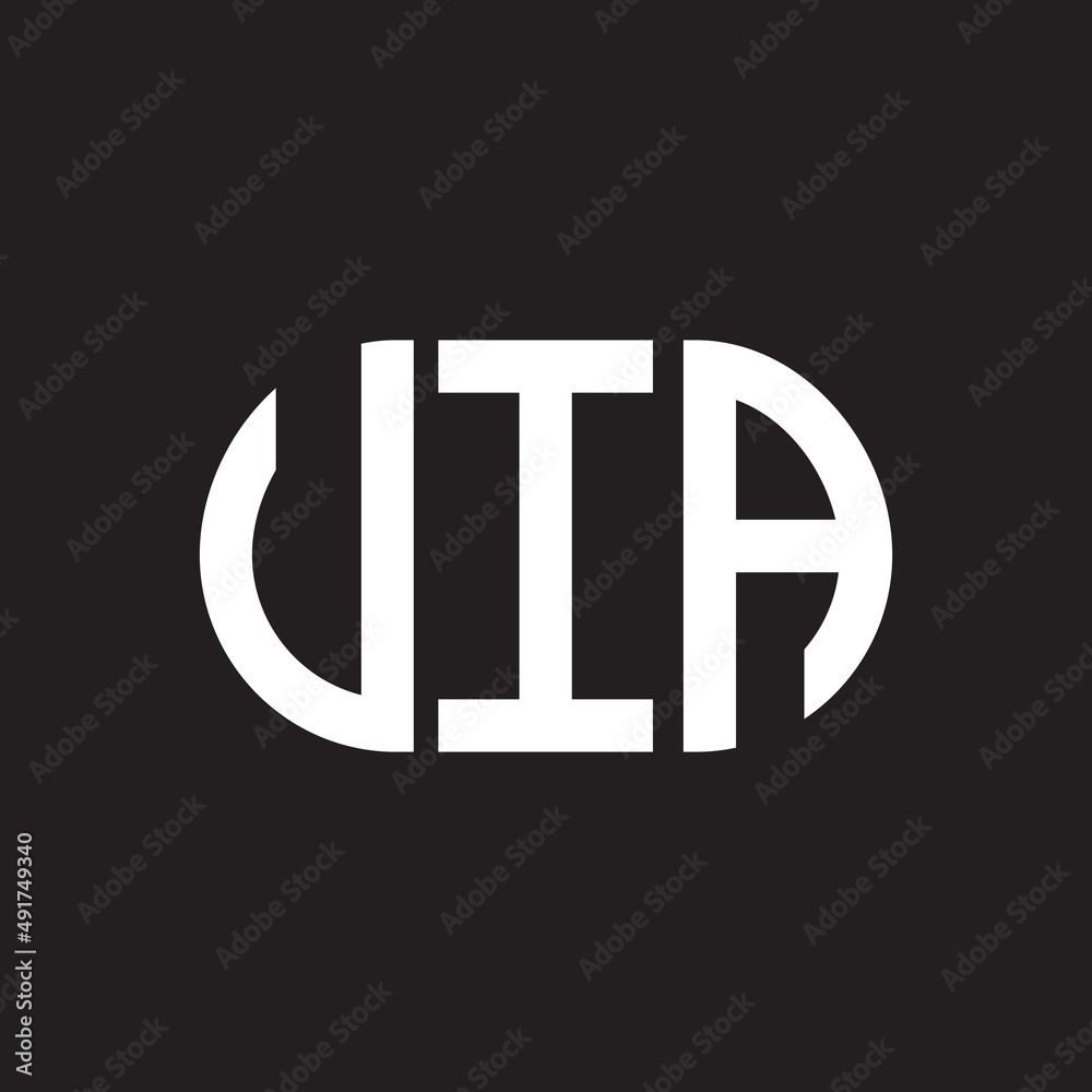 VIA letter logo design. VIA monogram initials letter logo concept. VIA letter design in black background. VIA letter logo design. VIA monogram initials letter logo concept. VIA letter design in black background.