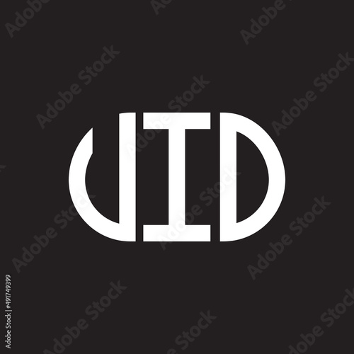 VIO letter logo design. VIO monogram initials letter logo concept. VIO letter design in black background. photo