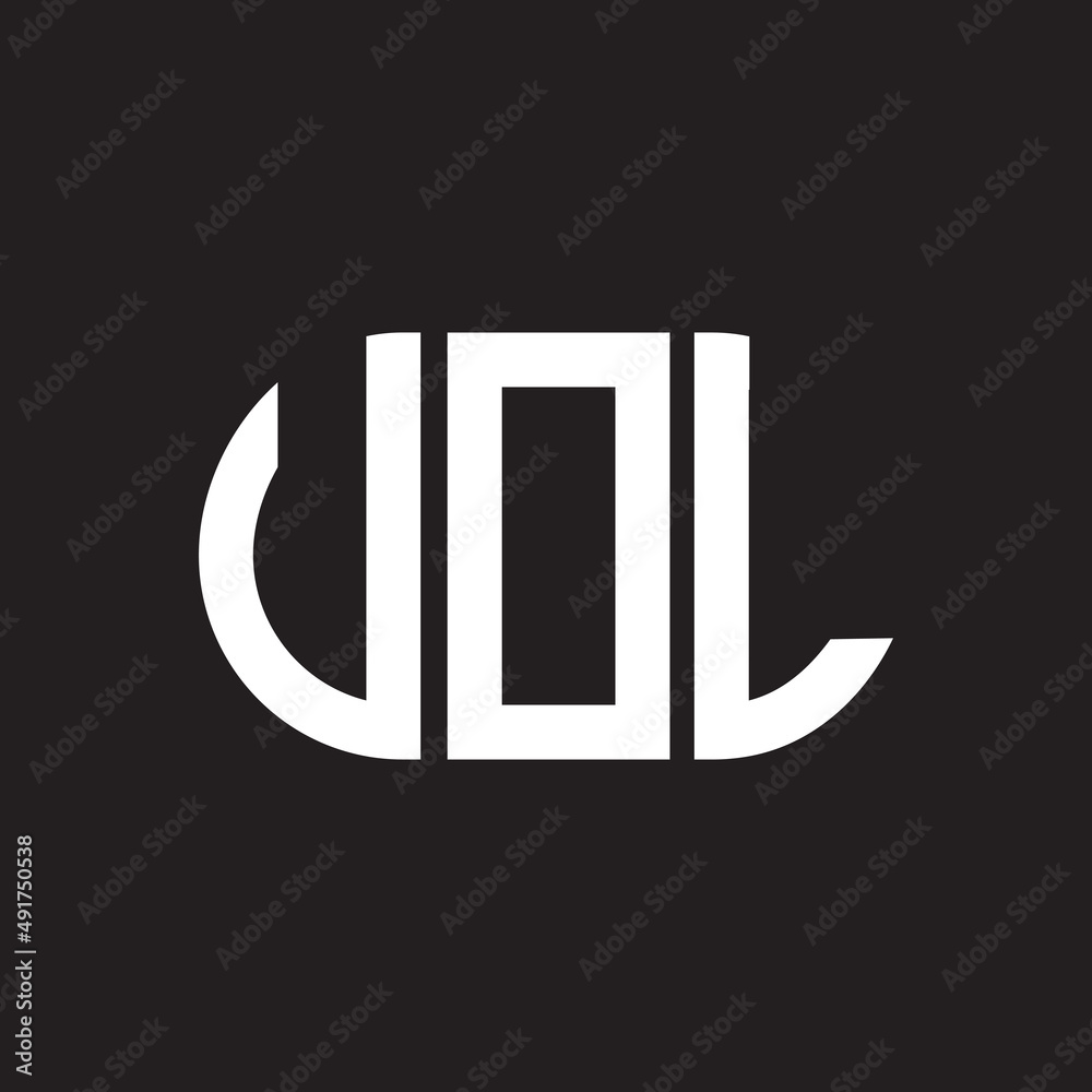 VOL letter logo design. VOL monogram initials letter logo concept. VOL letter design in black background. VOL letter logo design. VOL monogram initials letter logo concept. VOL letter design in black background.