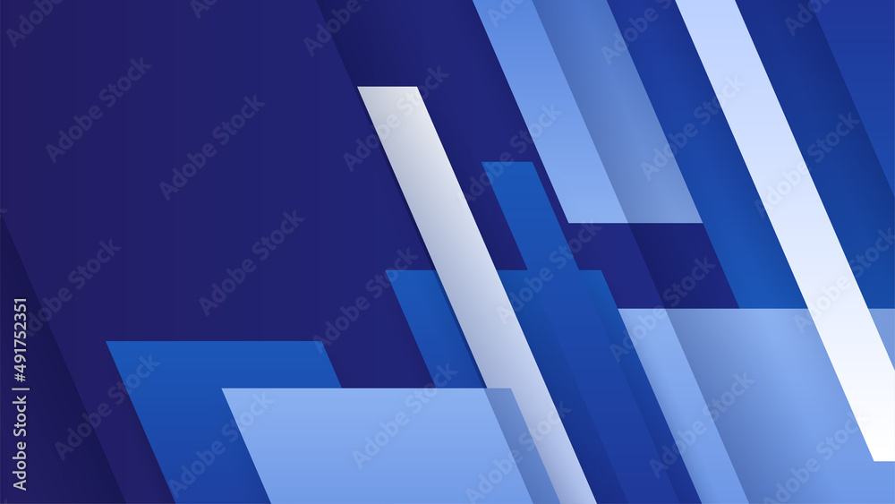 Modern dark blue abstract background paper shine and layer element vector for presentation design. Suit for business, corporate, institution, party, festive, seminar, and talks.