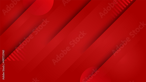 Modern red abstract background paper shine and layer element vector for presentation design. Suit for business  corporate  institution  party  festive  seminar  and talks.