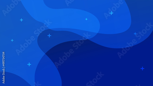 Modern dark blue abstract background paper shine and layer element vector for presentation design. Suit for business, corporate, institution, party, festive, seminar, and talks.