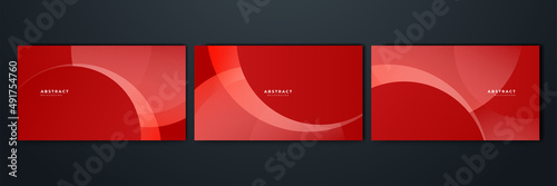 Modern red abstract background paper shine and layer element vector for presentation design. Suit for business, corporate, institution, party, festive, seminar, and talks.