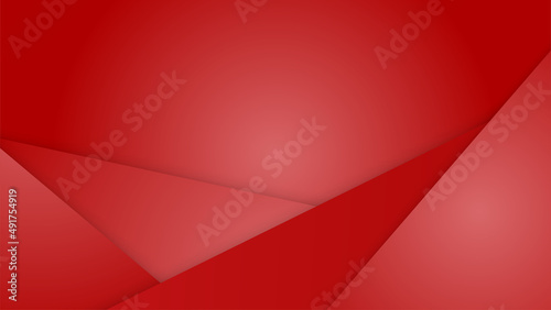 Modern red abstract background paper shine and layer element vector for presentation design. Suit for business, corporate, institution, party, festive, seminar, and talks.