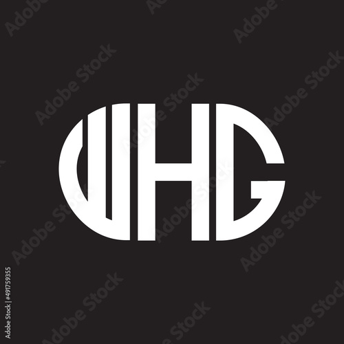 Free Download WHG letter logo design. WHG monogram initials letter logo concept. WHG letter design in black background. - GFXLoad