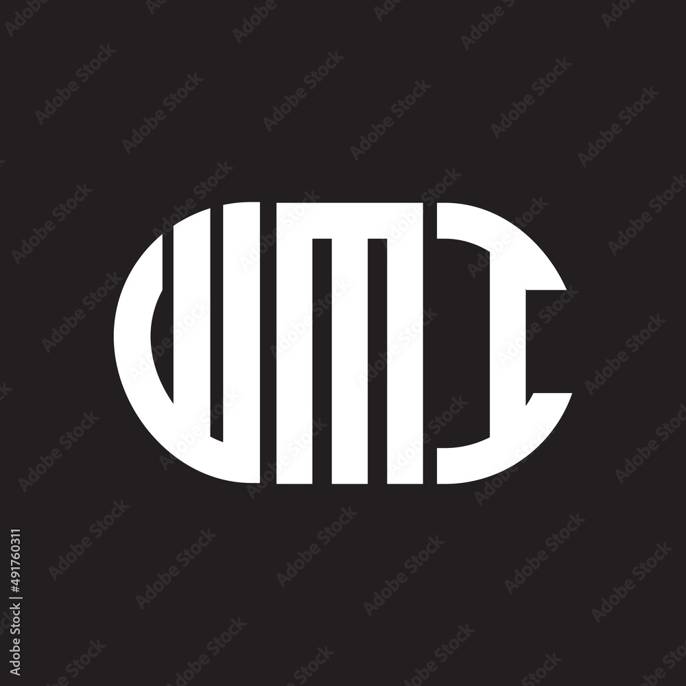 WMI letter logo design. WMI monogram initials letter logo concept. WMI letter design in black background. WMI letter logo design. WMI monogram initials letter logo concept. WMI letter design in black background.