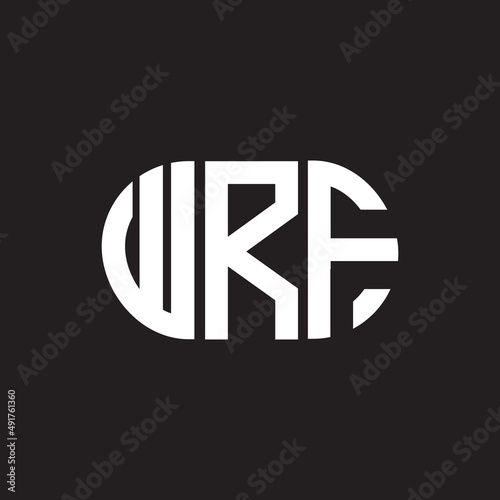 Free Download WRF letter logo design. WRF monogram initials letter logo concept. WRF letter design in black background. - GFXLoad