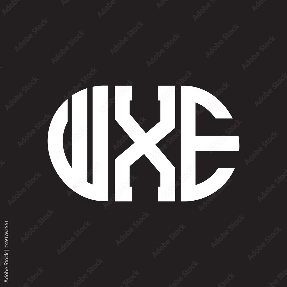WXE letter logo design. WXE monogram initials letter logo concept. WXE letter design in black background. WXE letter logo design. WXE monogram initials letter logo concept. WXE letter design in black background.