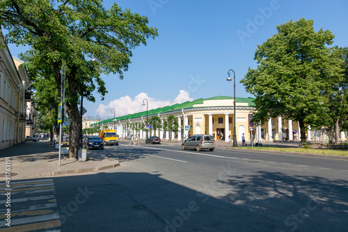 View of Lenin Avenue in Kronstadt