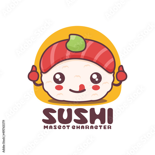 Vector nigiri sushi, japanese traditional food, suitable for, logos, prints, stickers, etc