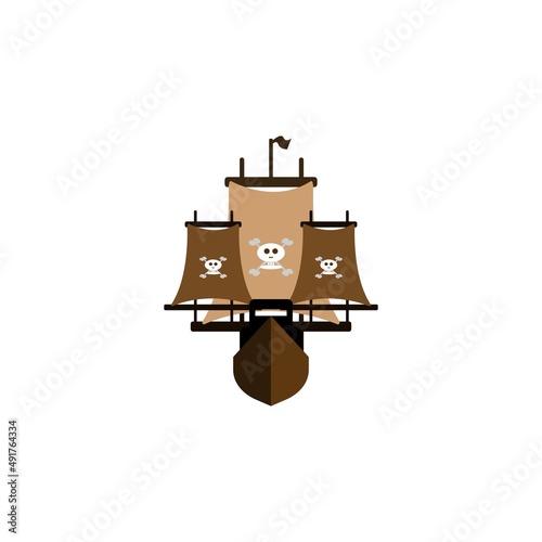 ship ikon design illustration