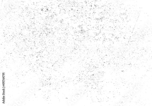 abstract black monochrome grunge distressed effect dust wear vintage dirt grainy pattern on white.