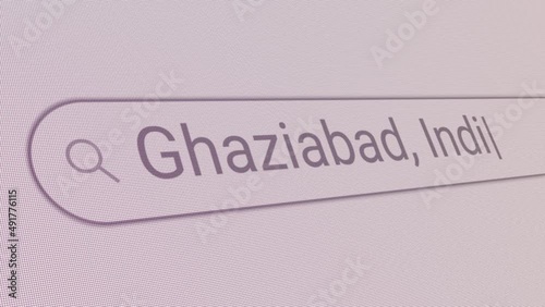 Search Bar Ghaziabad India 
Close Up Single Line Typing Text Box Layout Web Database Browser Engine Concept