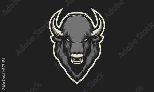 buffalo with flat color logo