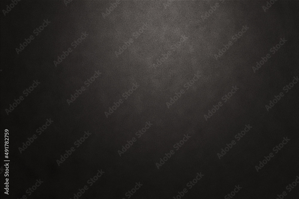 Dark brown wall rough paint with light on middle texture background ...