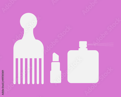Afro comb Lipstick-Perfume Cosmetics