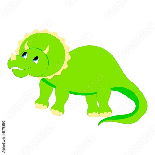 Cartoon dinosaurs. Baby dino prehistoric animals.