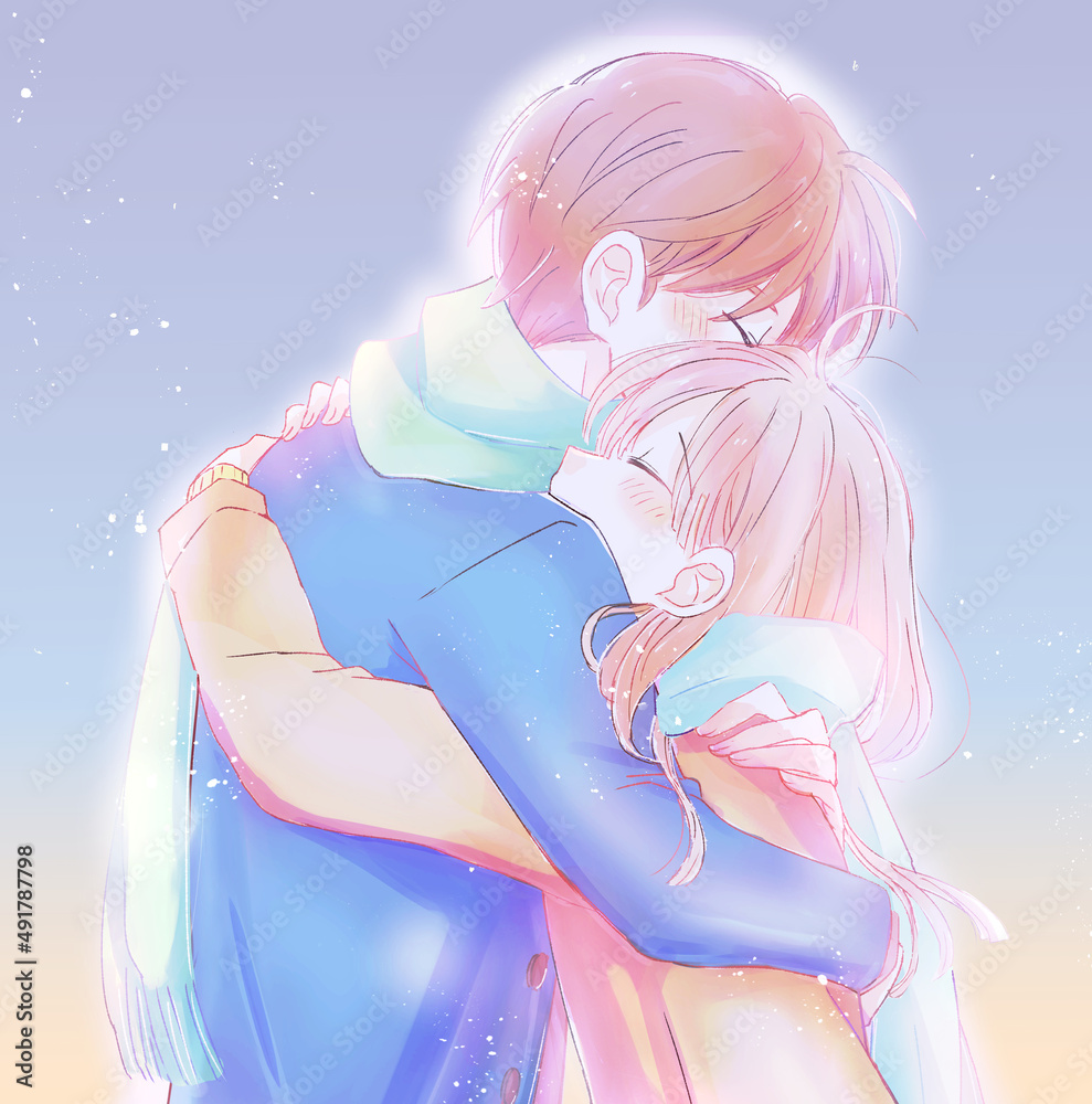 幸せそうな男女