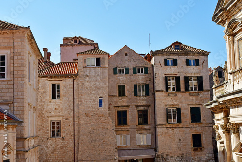 Dubrovnik  Croatia- september 3 2021   picturesque old city