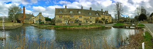 Lower Slaughter, village in the Cotswolds. Gloucestershire , UK  photo