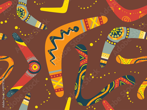 Boomerang Tribal Seamless B...