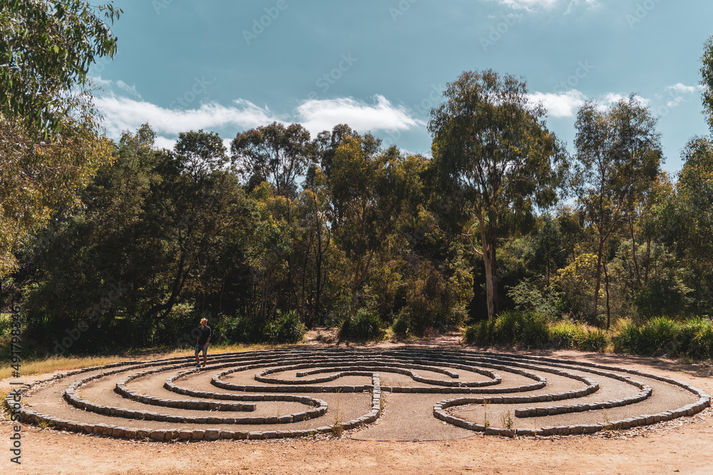 ancient ruins in the park